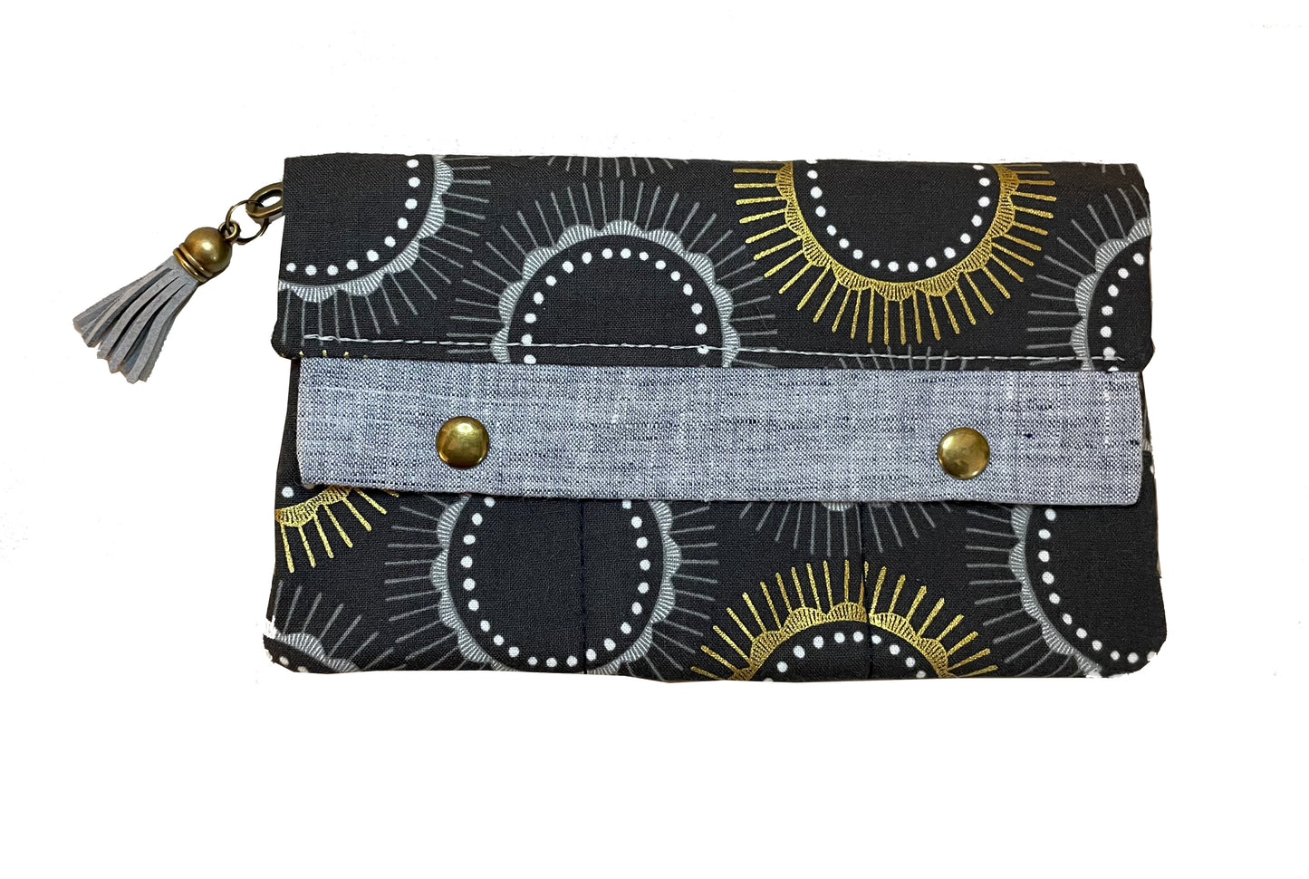 Large Wallet - Gray Sun