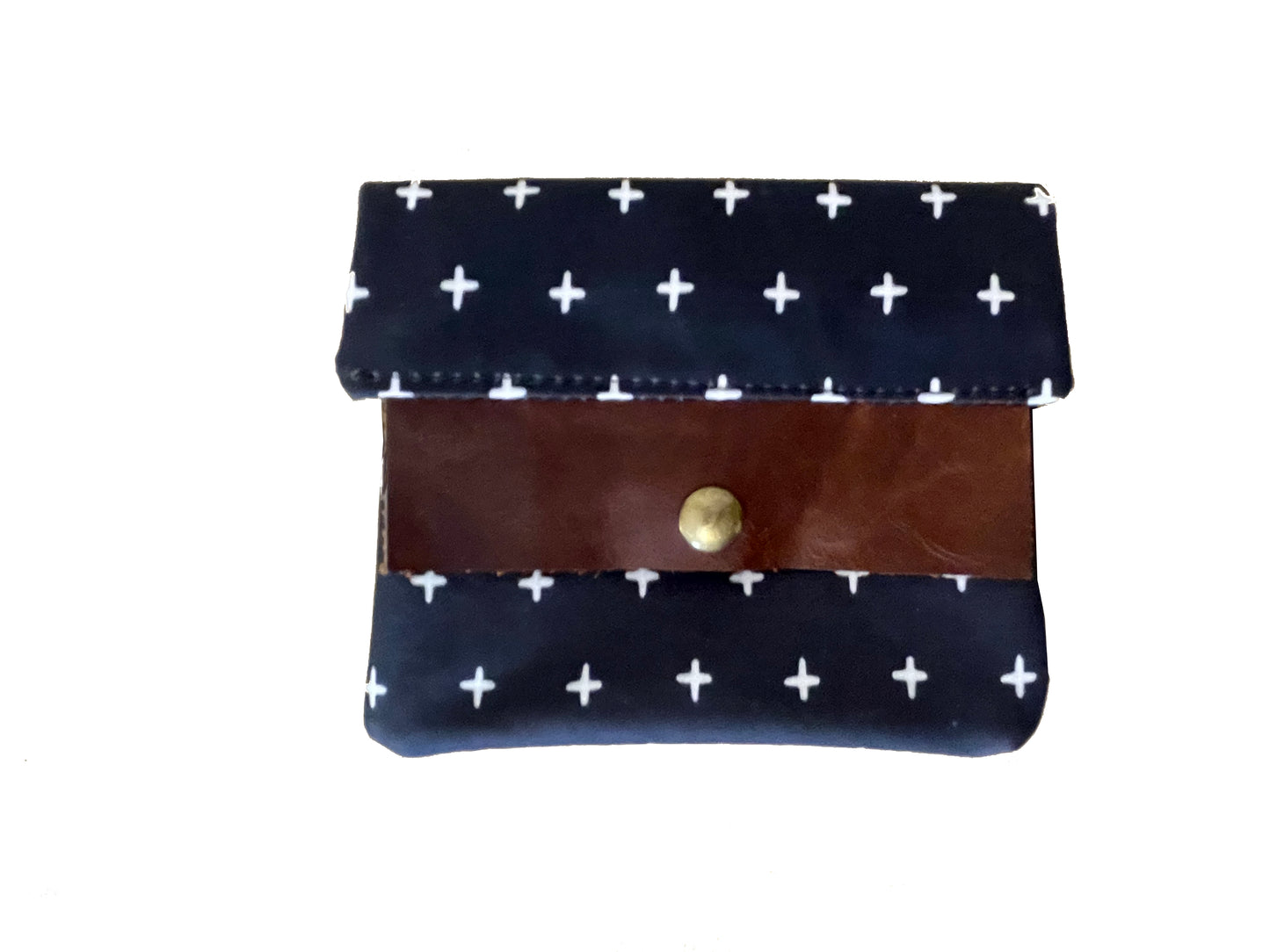 Small Wallet - Black Cross