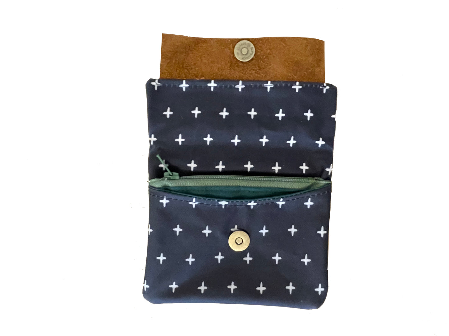 Small Wallet - Black Cross